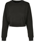 Build Your Brand Women’S Terry Cropped Crew