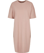 Women's organic oversizes slit tee dress