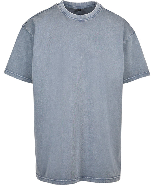 Acid washed heavy oversized tee