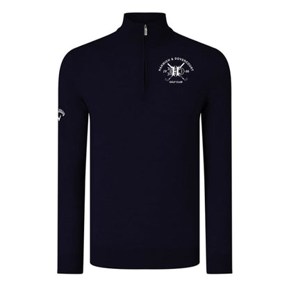 Harwich - Callaway Ribbed 1/4 Zip Sweater