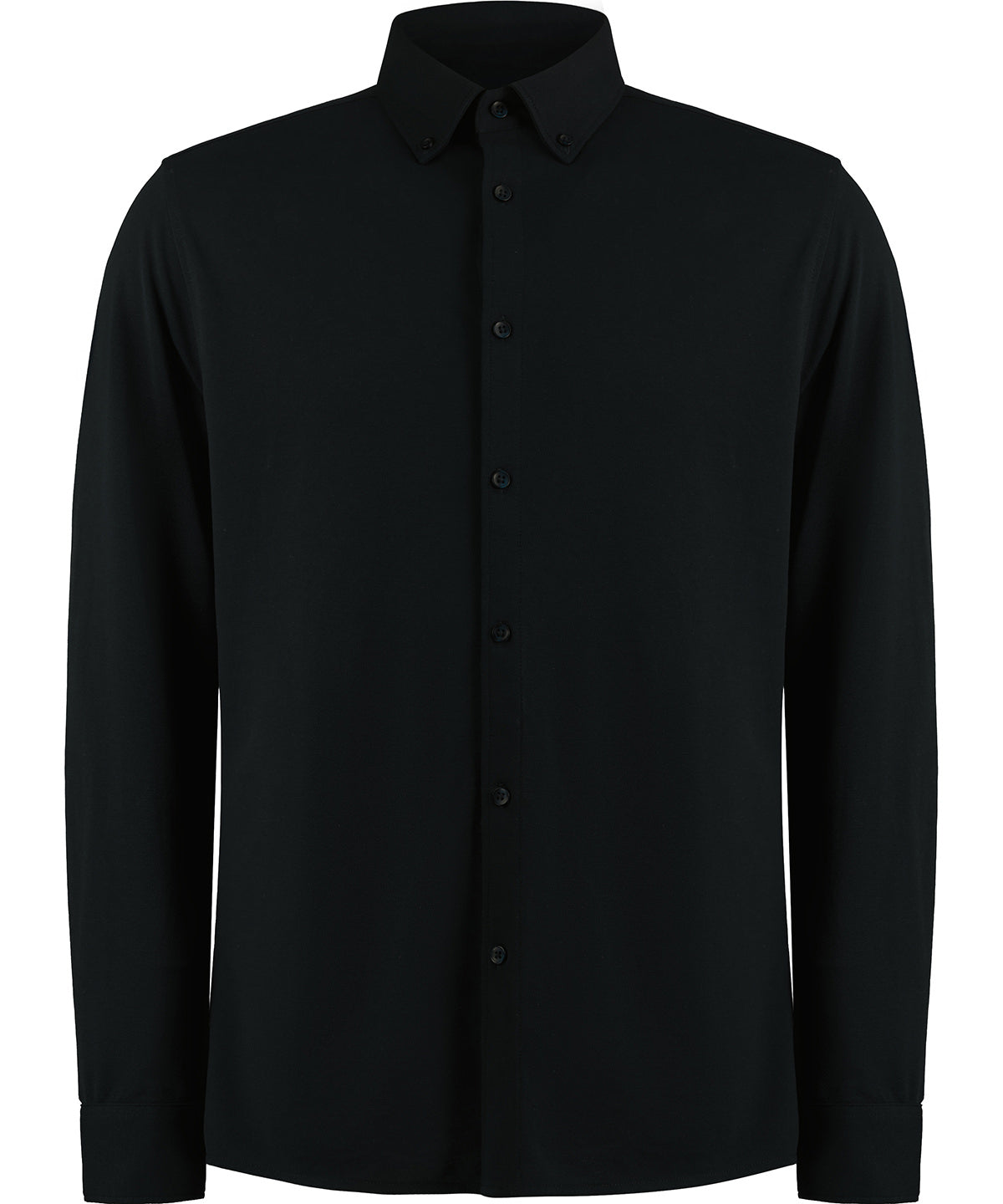 Kustom Kit Long Sleeve Superwash 60° Pique Shirt (Tailored Fit)