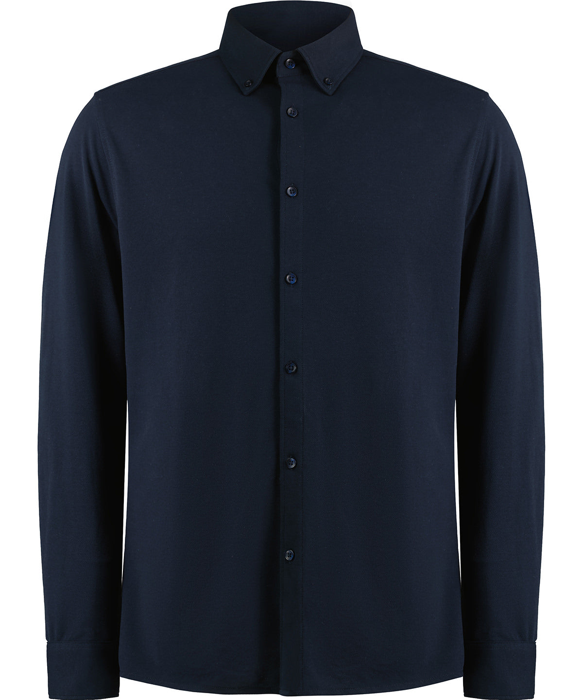 Kustom Kit Long Sleeve Superwash 60° Pique Shirt (Tailored Fit)