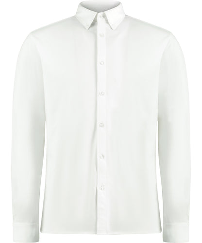 Long sleeve SuperwashÃ‚Â® 60Ã‚Â° piquÃƒÂ© shirt (tailored fit)