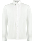 Kustom Kit Long Sleeve Superwash 60° Pique Shirt (Tailored Fit)