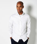 Kustom Kit Premium Oxford Shirt Long Sleeved (Tailored Fit)