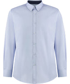 Contrast premium Oxford shirt (button-down collar) long-sleeved (tailored fit)