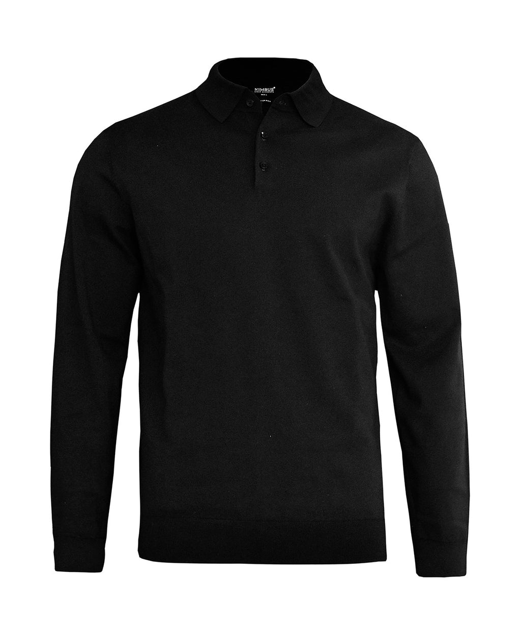 Nimbus Brighton long sleeve polo - elegant knitted polo