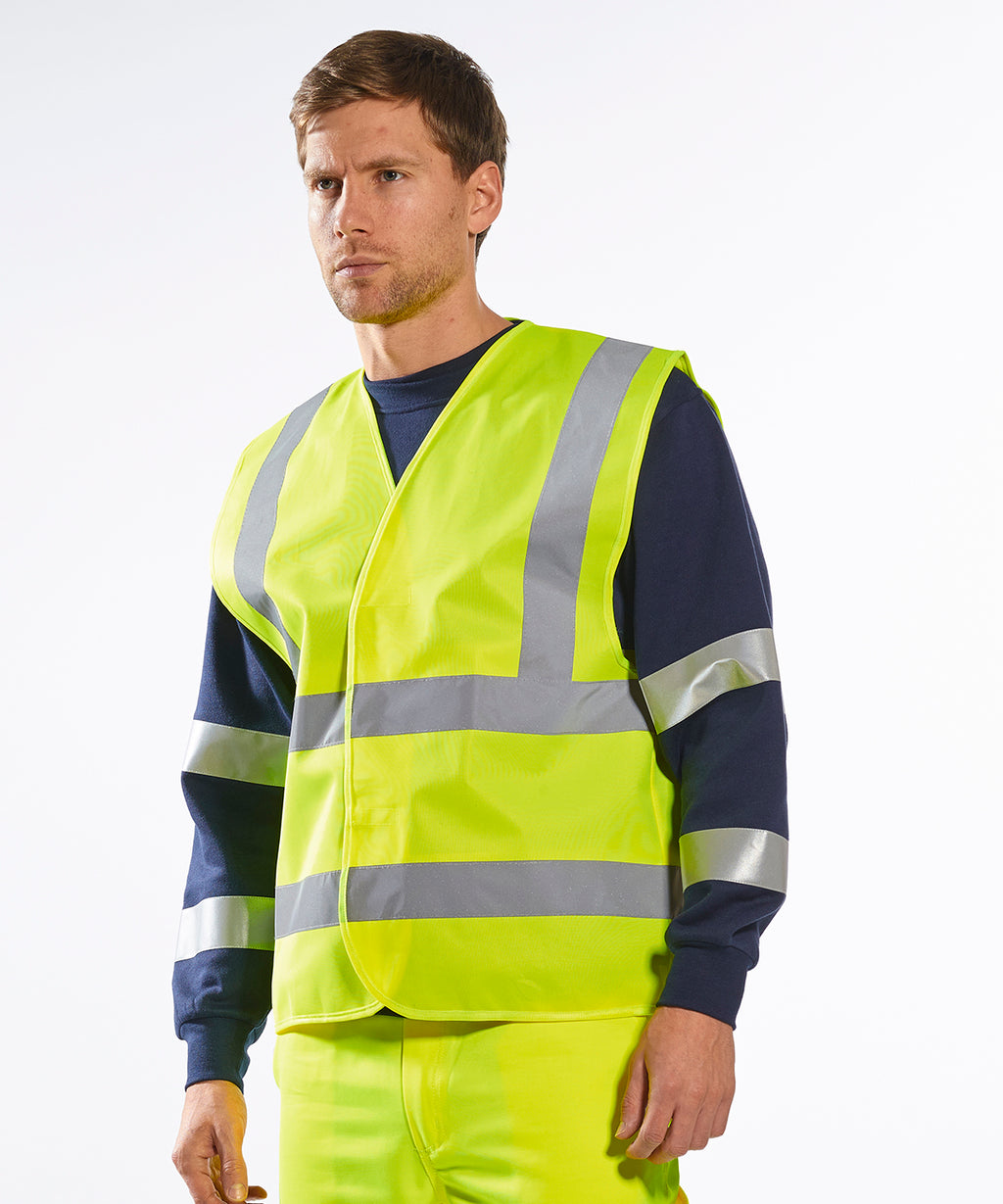 Portwest Hi-vis two-band-and-brace vest (C470)