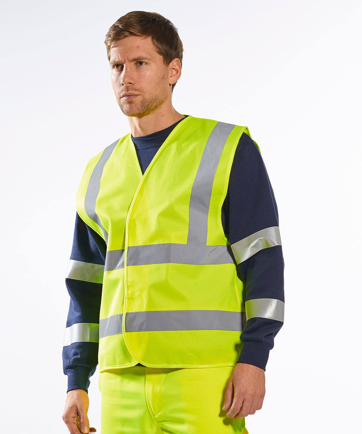 Portwest Hi-vis two-band-and-brace vest (C470)
