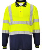 Portwest Two-tone long sleeve polo (S279)
