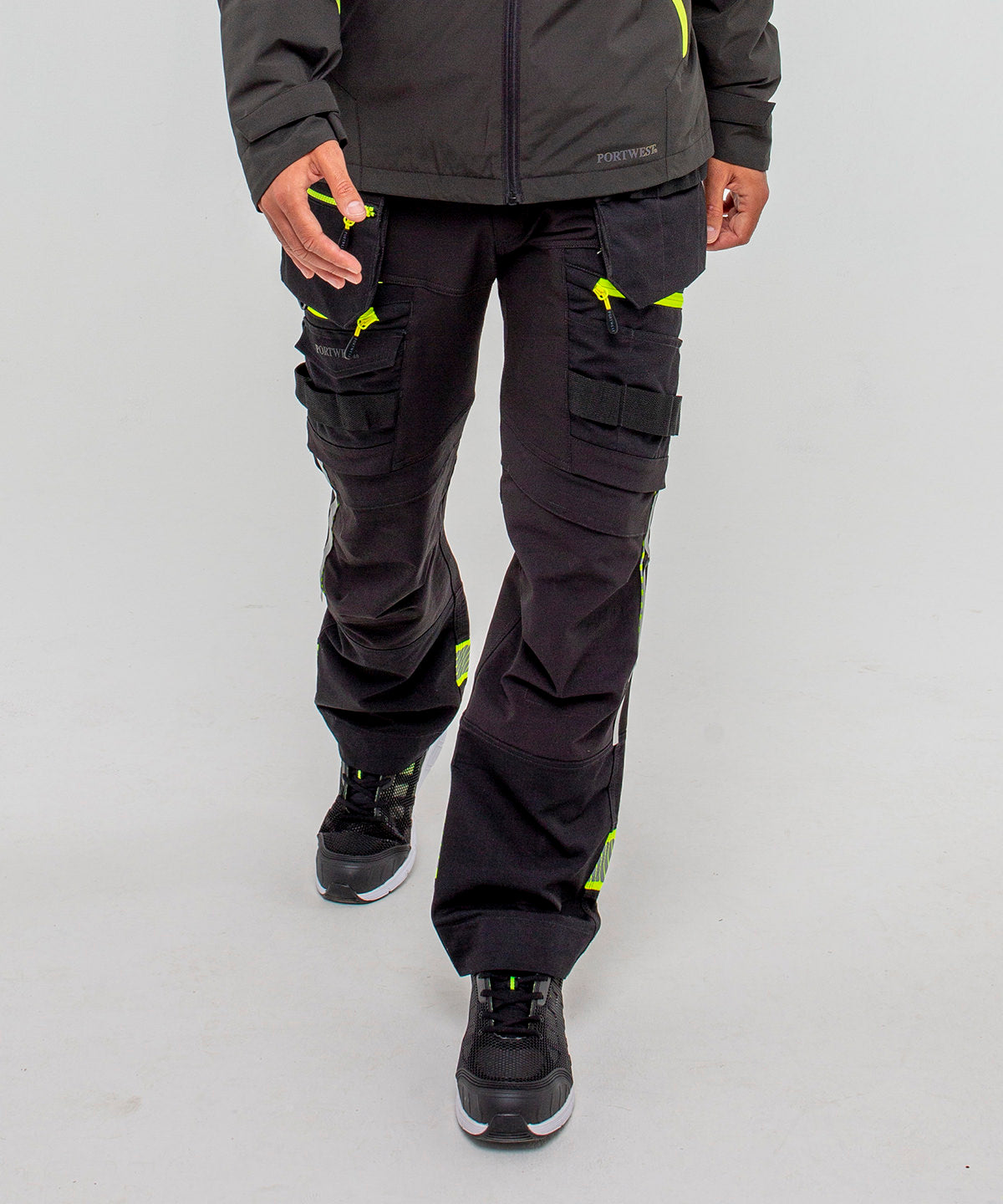 Portwest DX440 Detachable holster pocket trouser (DX440) slim fit