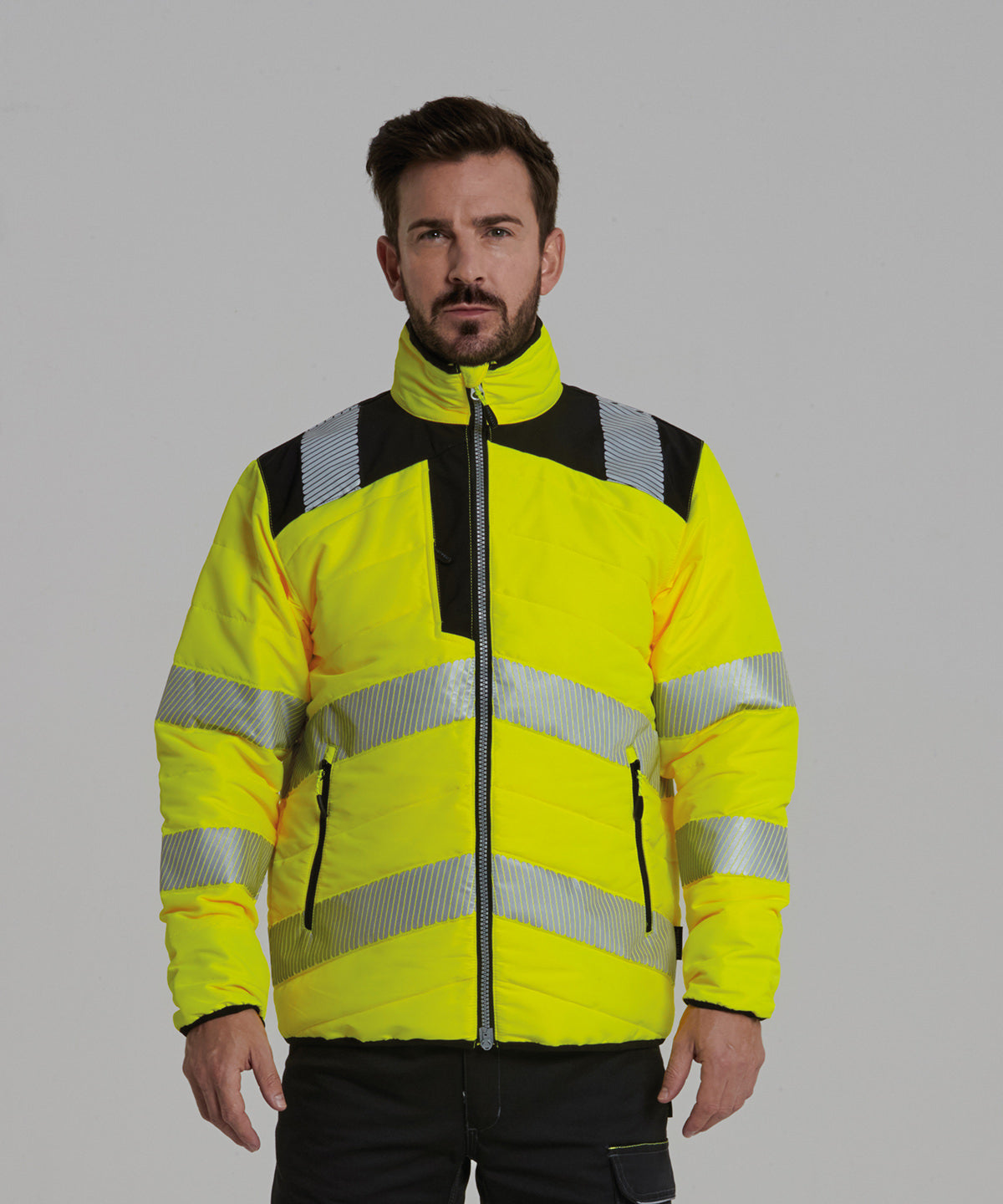 Portwest PW3 Hi-vis baffle jacket (PW371)