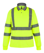 Regatta Hi-vis Pro contract long sleeve polo