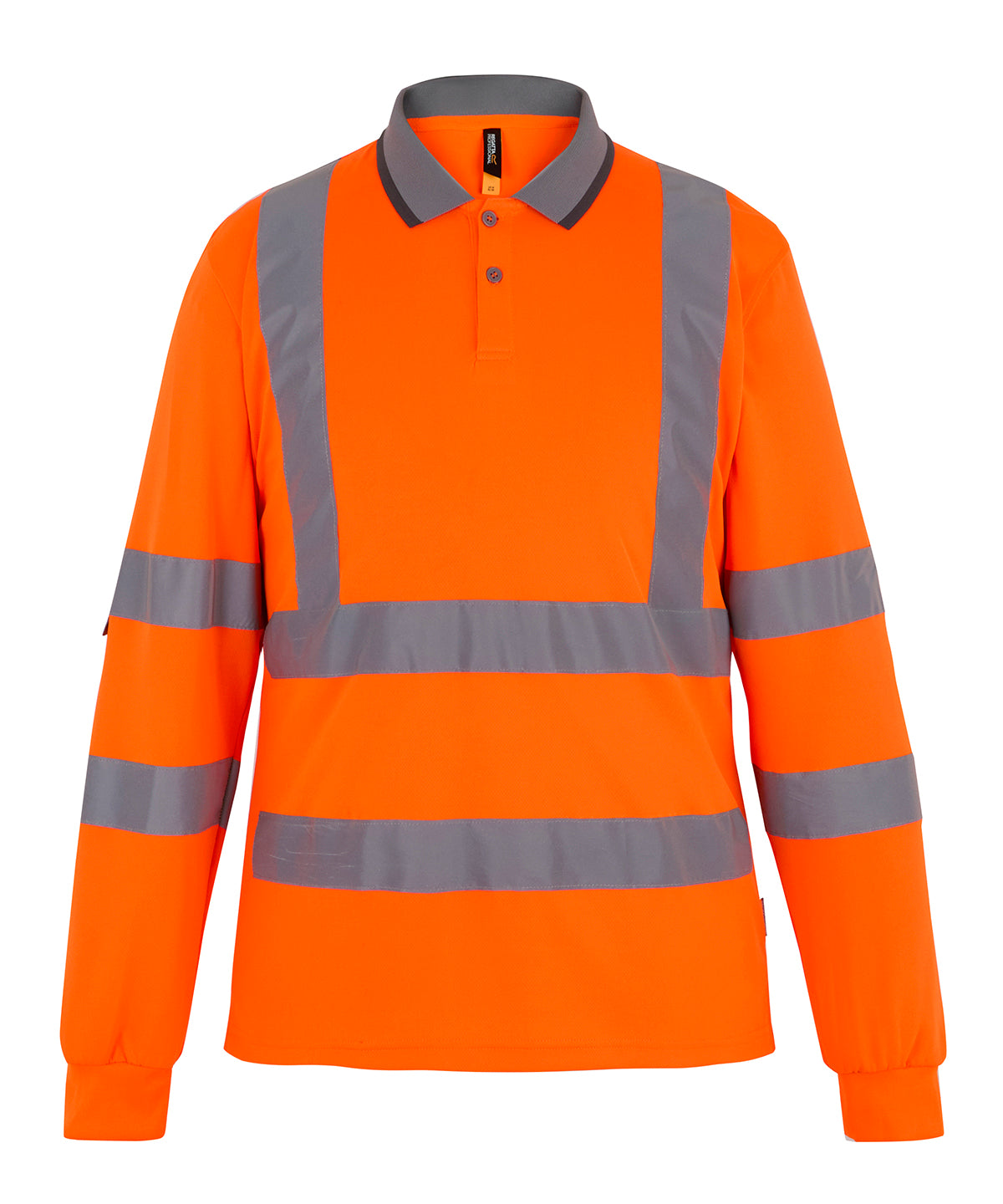 Regatta Hi-vis Pro contract long sleeve polo