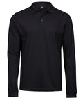Luxury stretch long sleeve polo