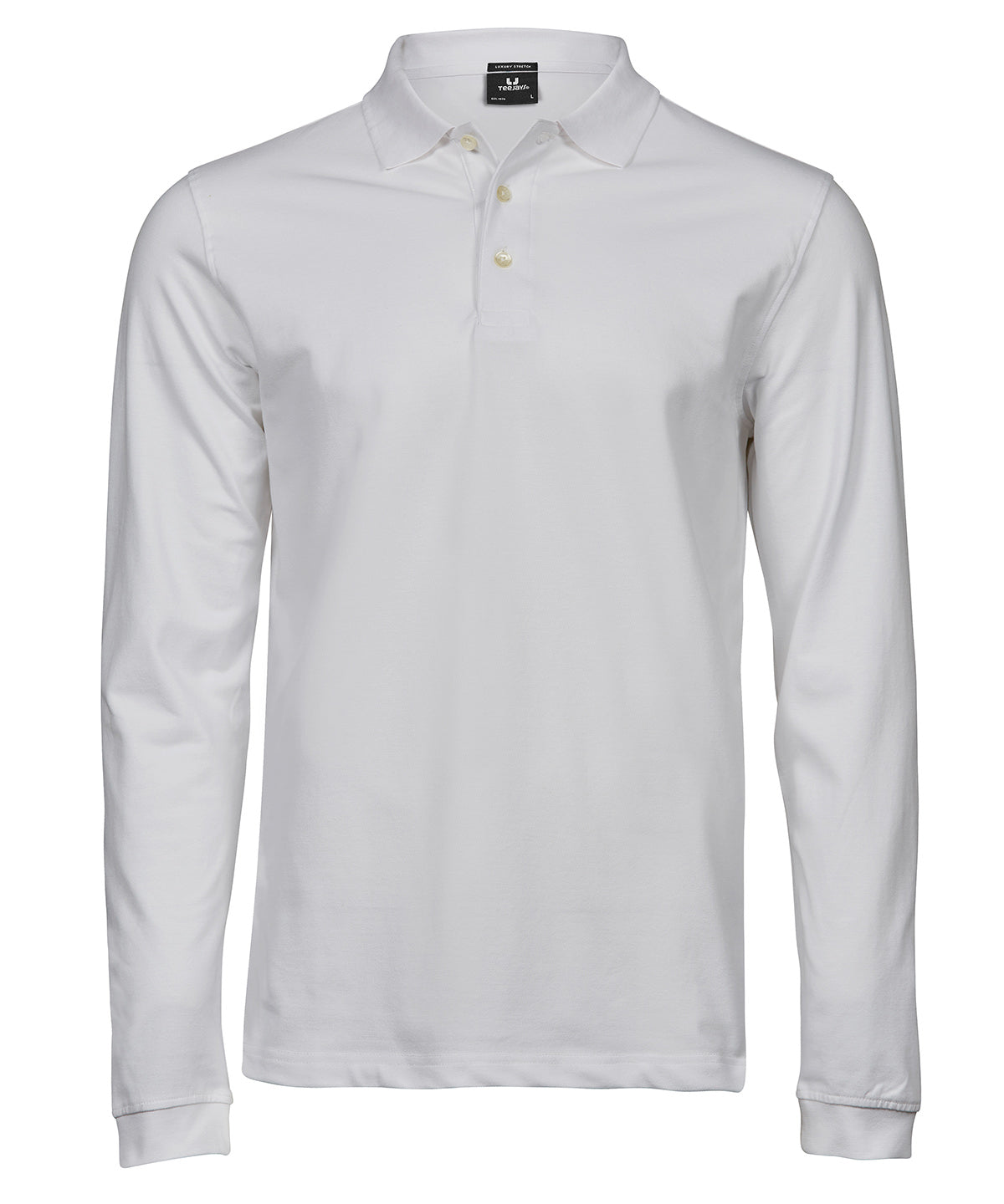 Tee Jays Luxury Stretch Long Sleeve Polo