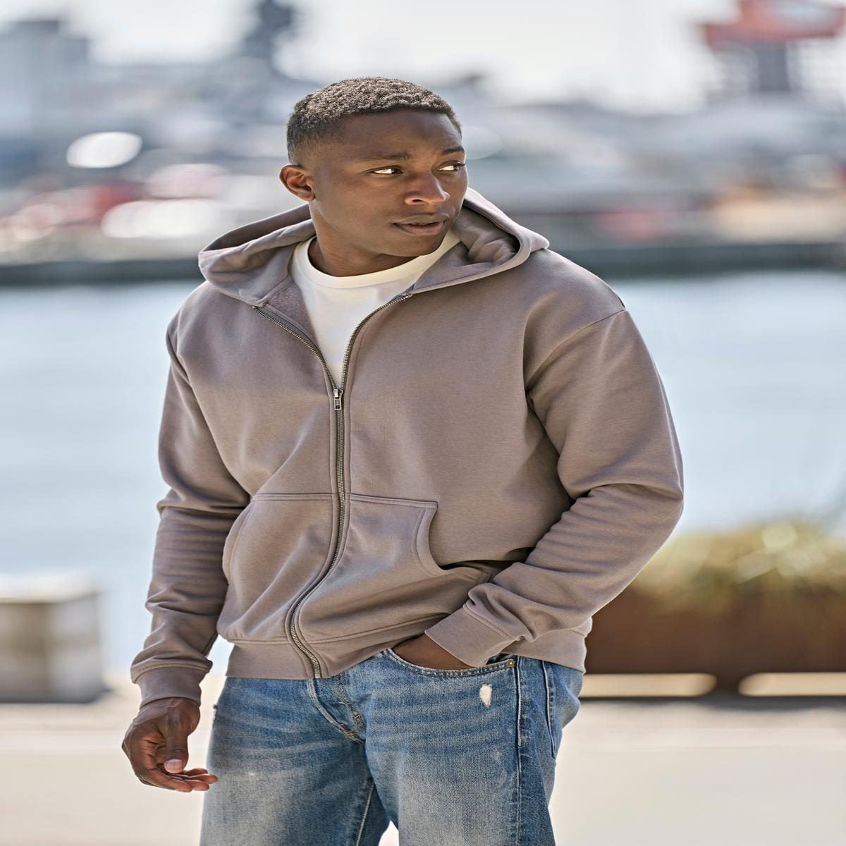 Tee Jays UNLABELED Hooded Full-zip Sweatshirt