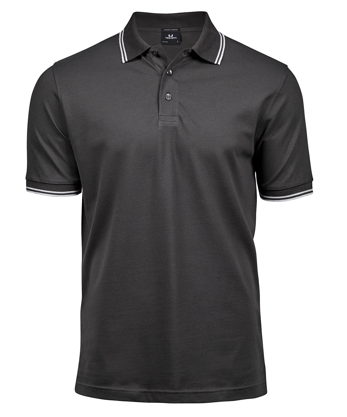Tee Jays Luxury Stripe Stretch Polo