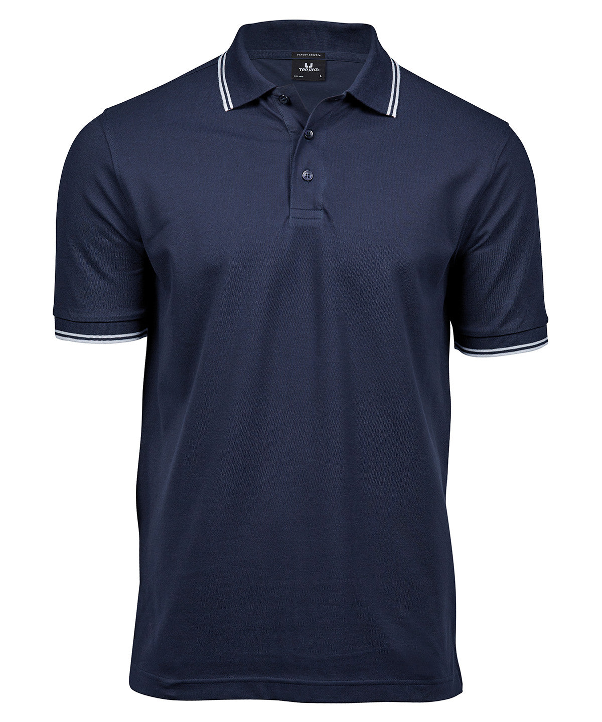 Tee Jays Luxury Stripe Stretch Polo