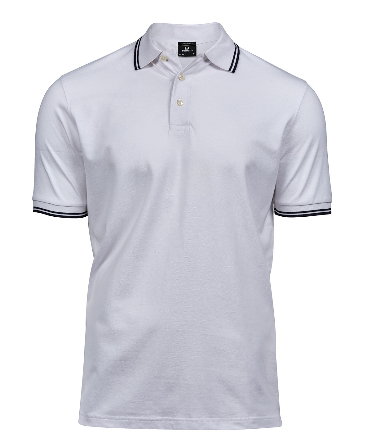 Tee Jays Luxury Stripe Stretch Polo