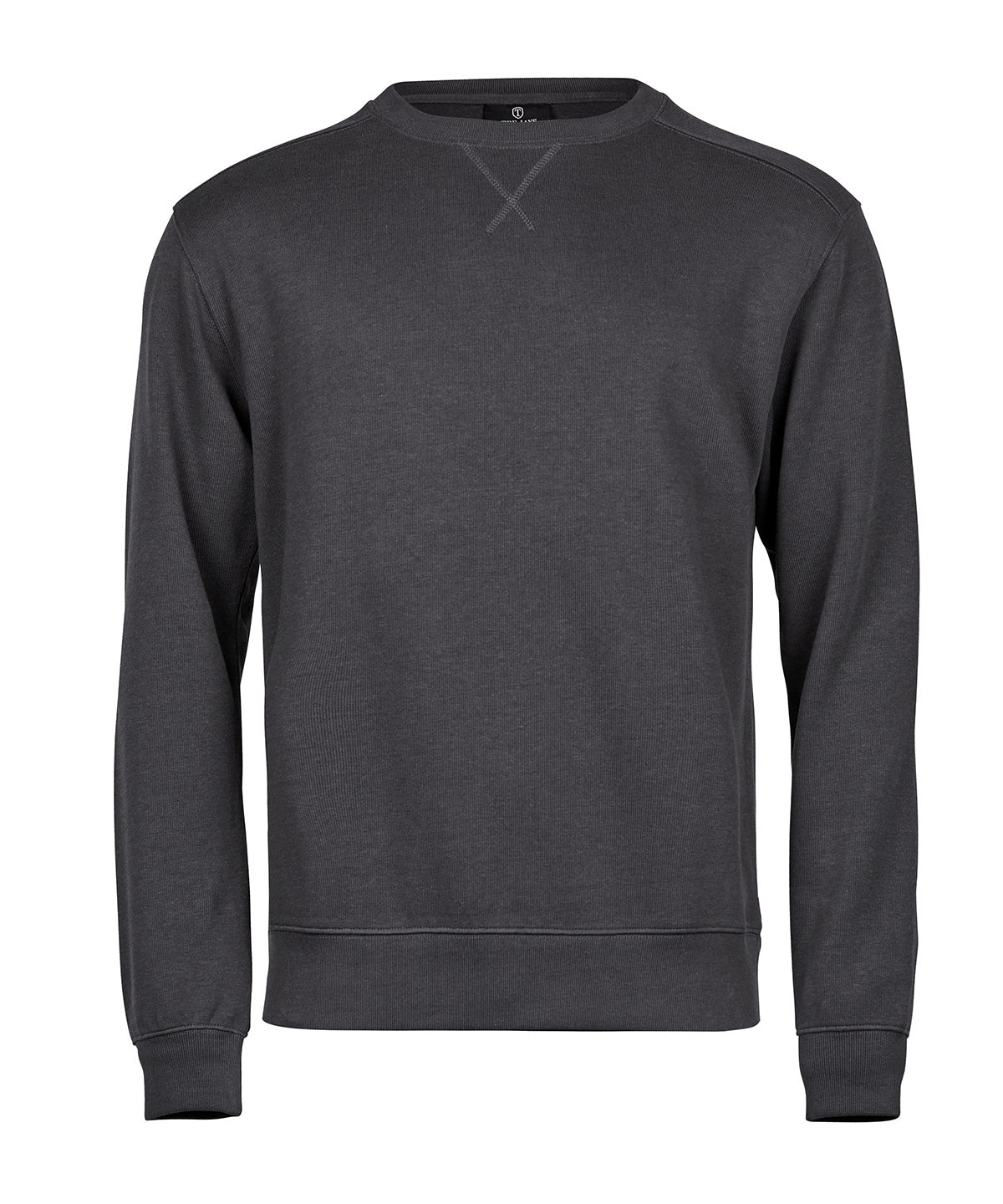Tee Jays Ribbed Interlock Crew Neck
