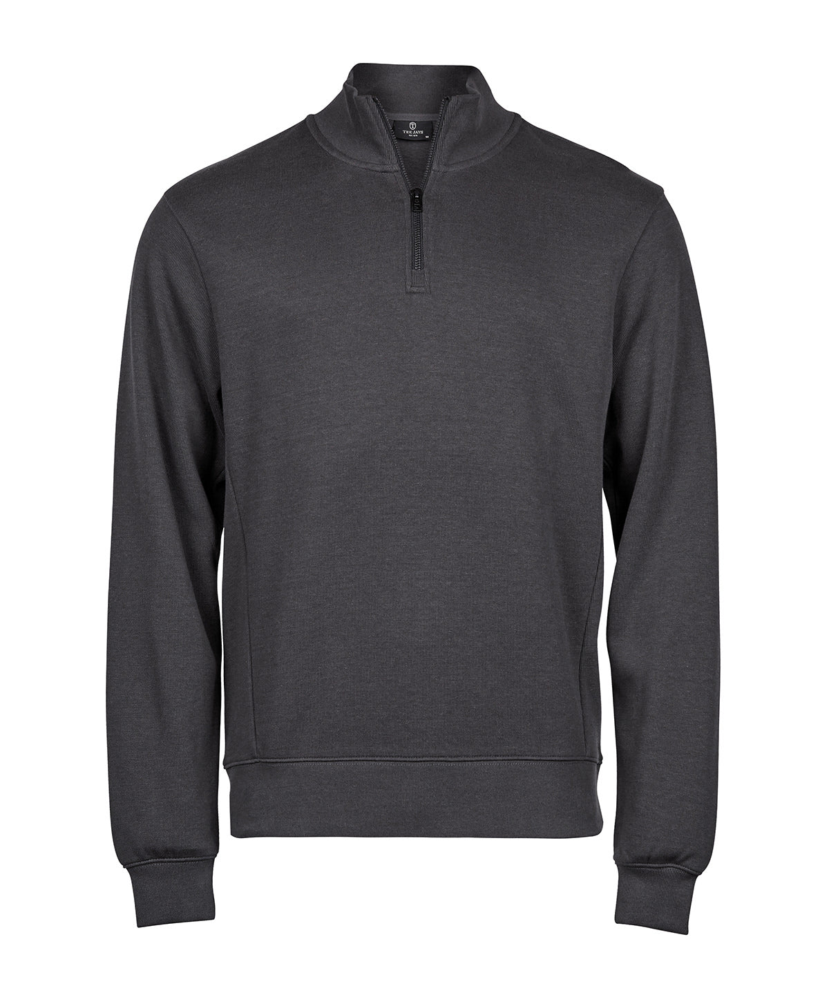 Tee Jays Ribbed Interlock Half-zip