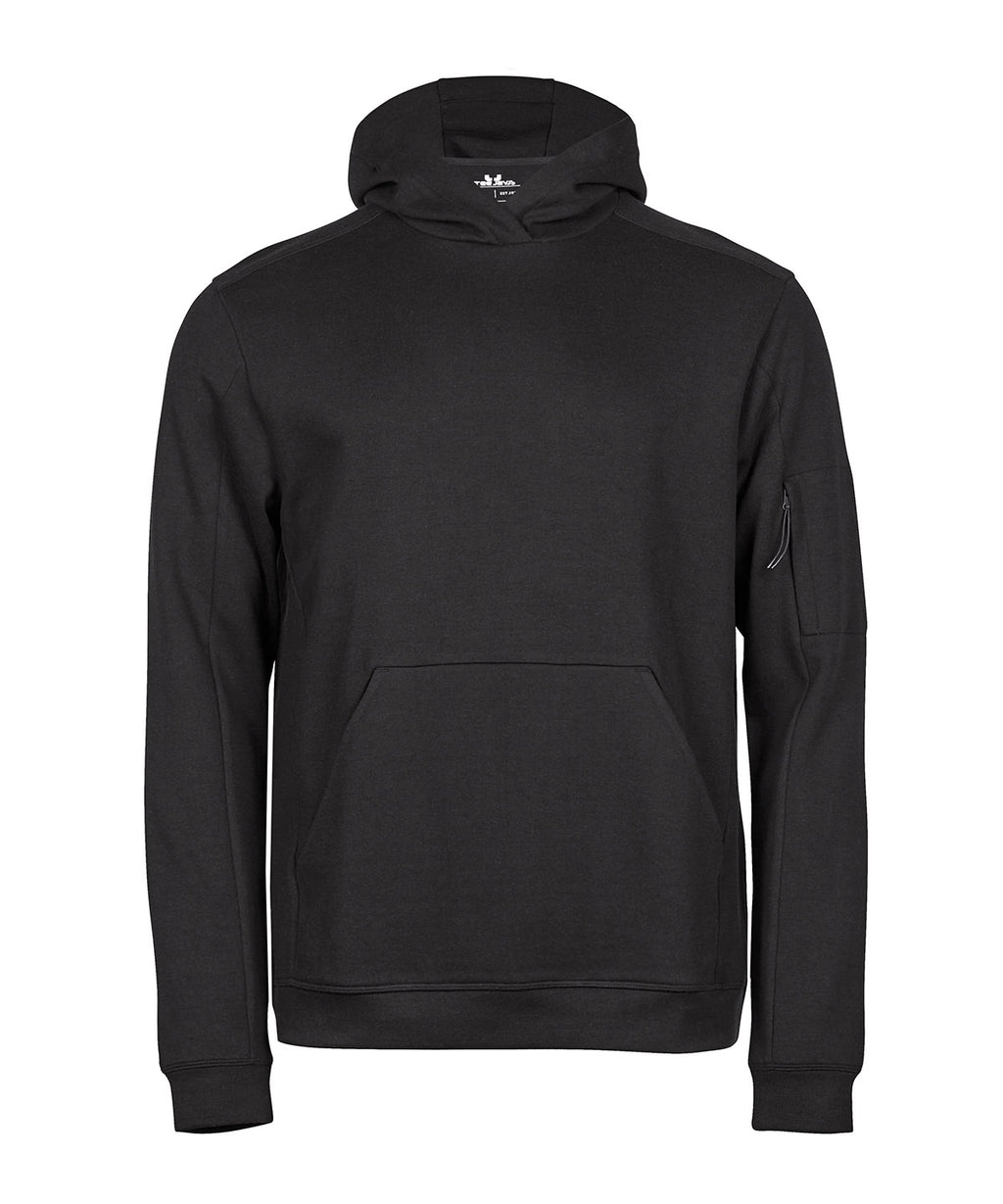 Athletic hooded sweatshirt