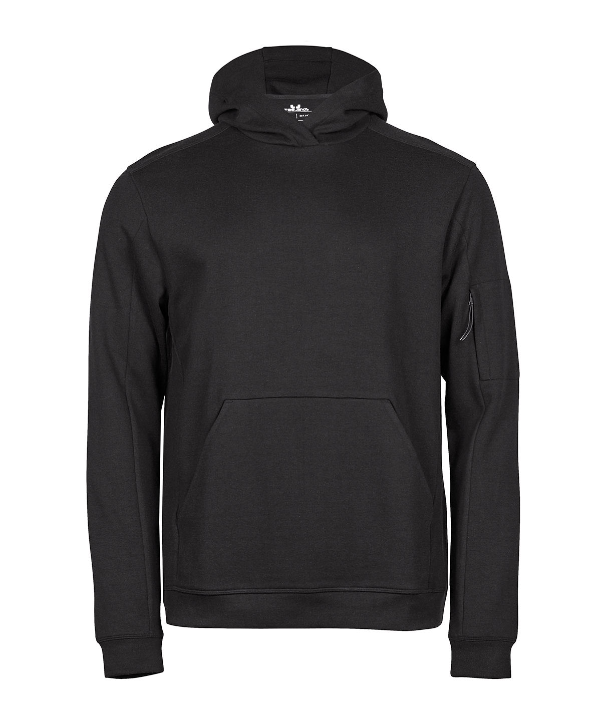 Athletic hooded sweatshirt