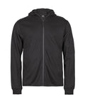 Athletic hooded full-zip sweatshirt