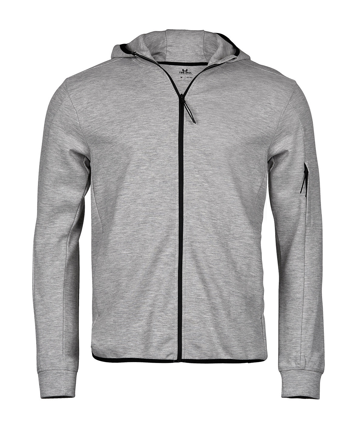 Tee Jays Athletic Hooded Full-zip Sweatshirt