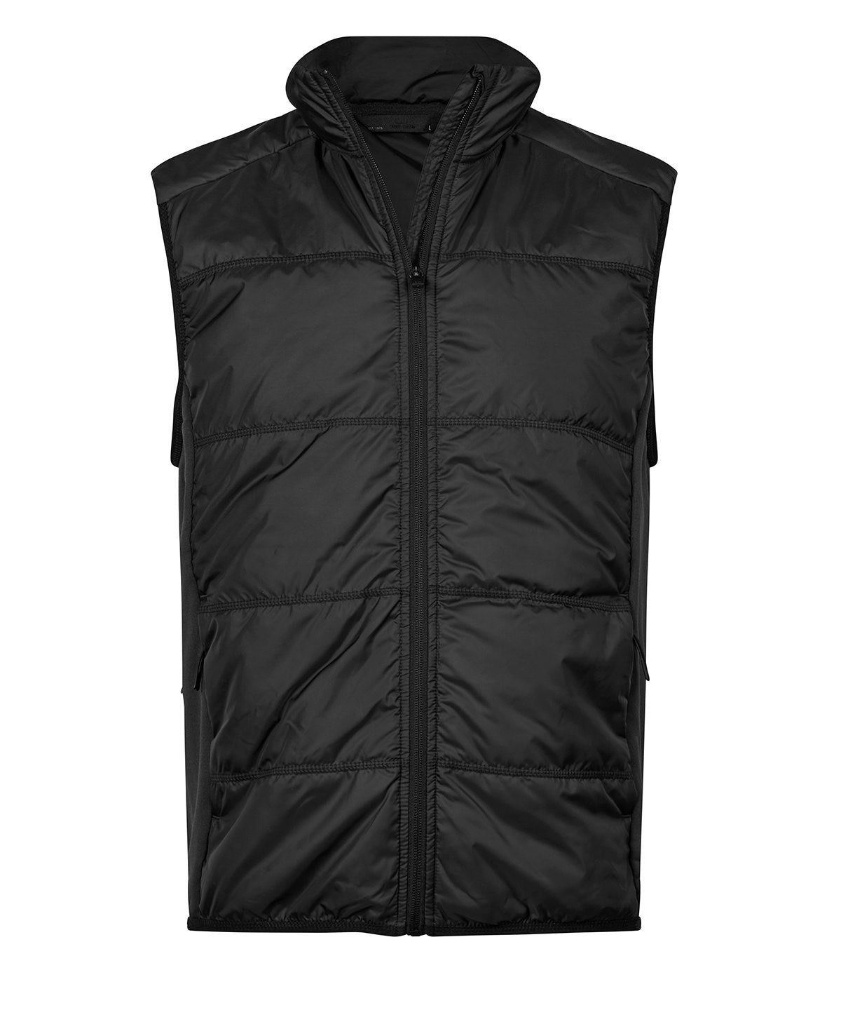 Hybrid-stretch bodywarmer