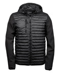 Hooded crossover jacket