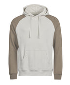 UNLABELED two-tone hooded sweatshirt