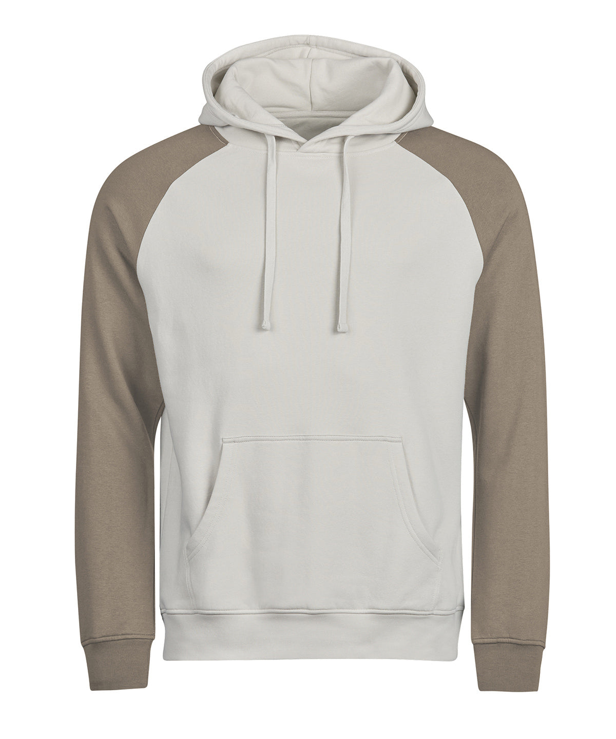 UNLABELED two-tone hooded sweatshirt