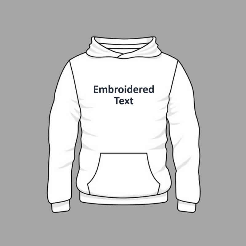 Embroidered Text - Large