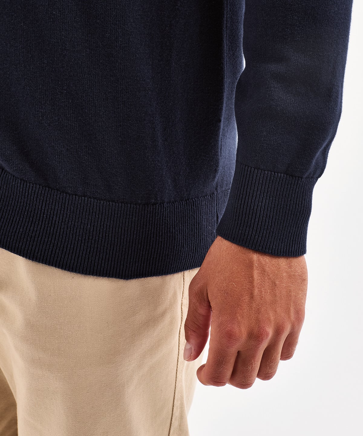Asquith & Fox Men's Cotton Blend ¼ Zip Sweater