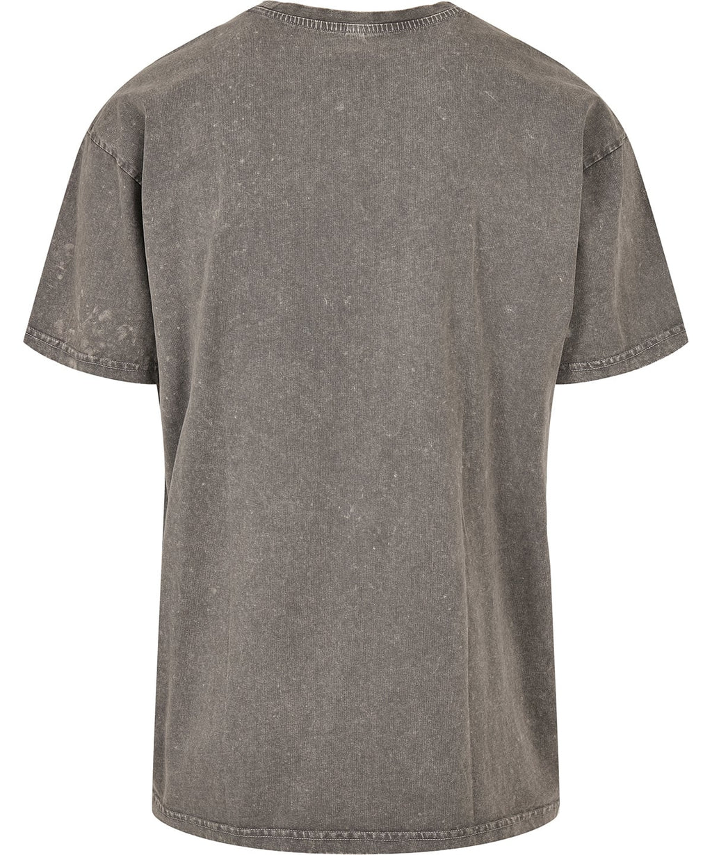 Build Your Brand Acid Washed Heavy Oversized Tee