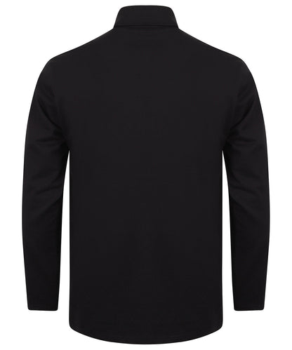 Henbury Long Sleeve Roll Neck Top