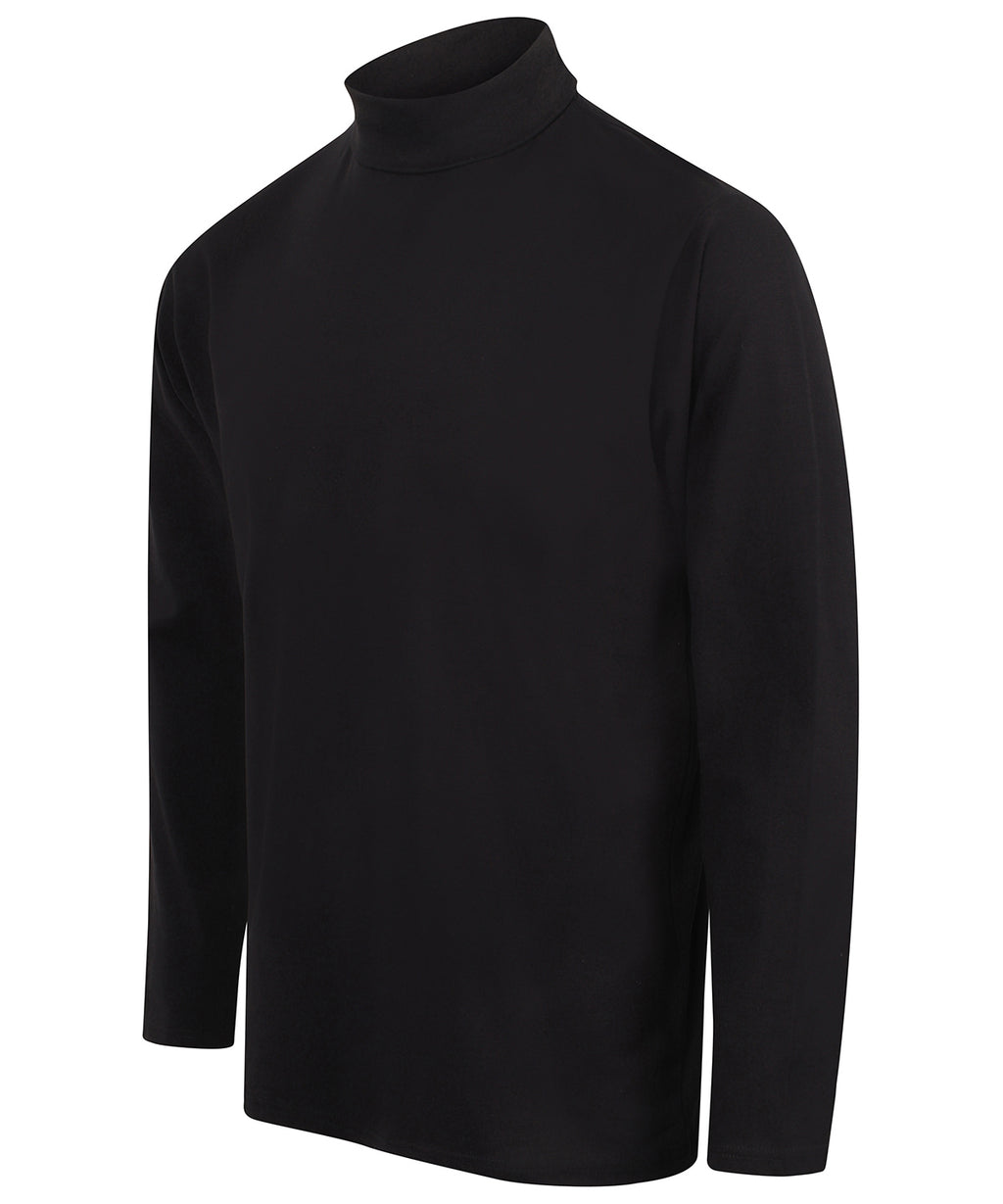 Henbury Long Sleeve Roll Neck Top