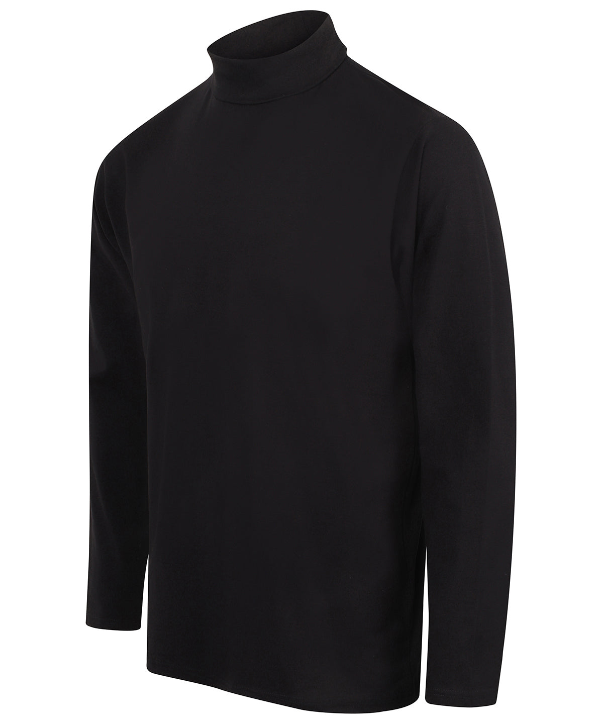 Henbury Long Sleeve Roll Neck Top