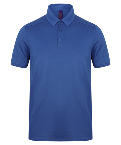 Henbury Stretch Polo Shirt With Wicking Finish (Slim Fit)