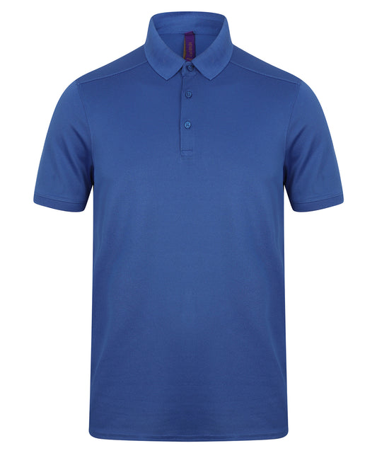Henbury Stretch Polo Shirt With Wicking Finish (Slim Fit)