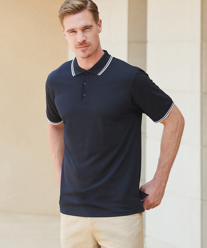 Henbury Double Tipped Coolplus® Polo Shirt