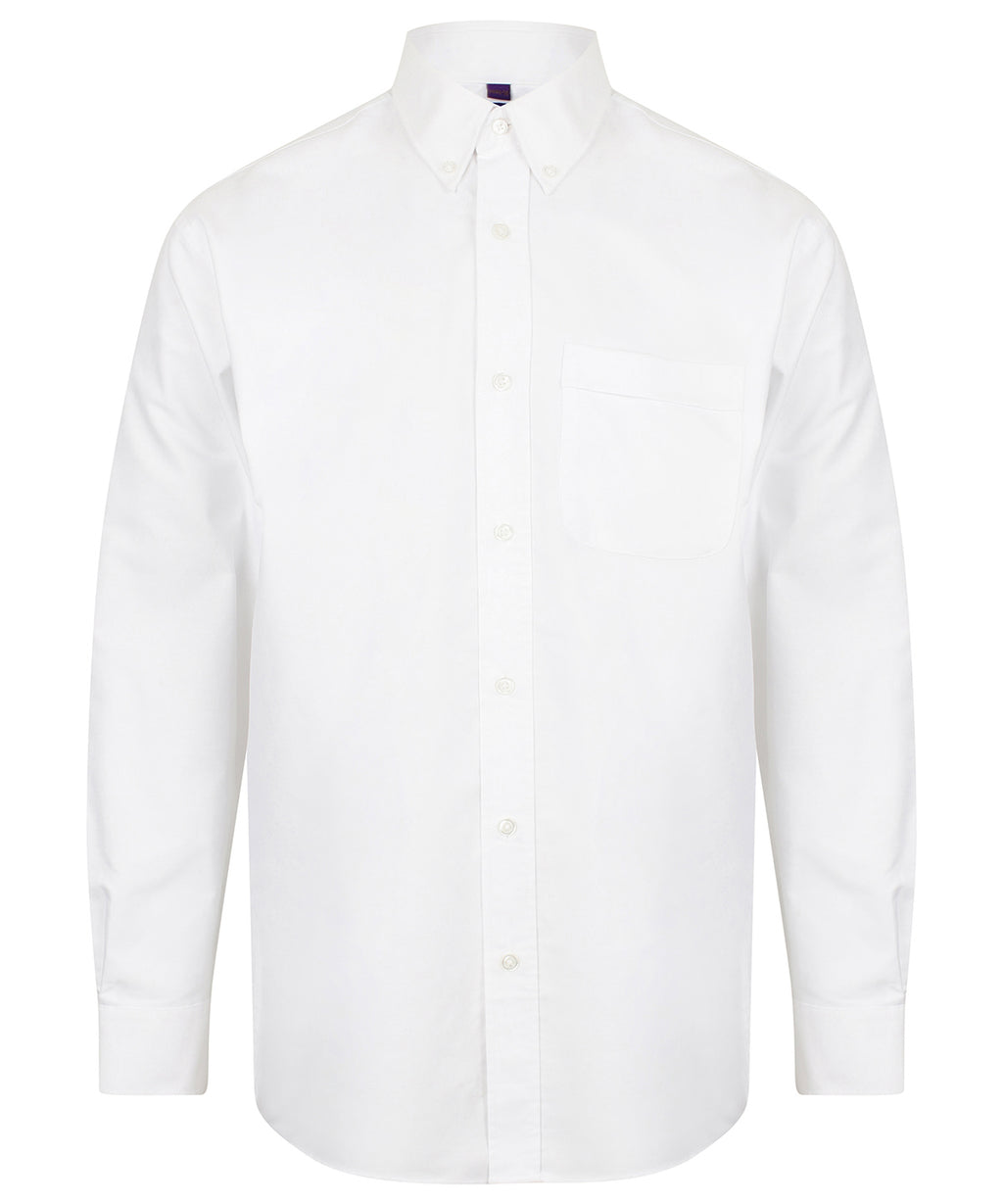 Henbury Long Sleeve Classic Oxford Shirt