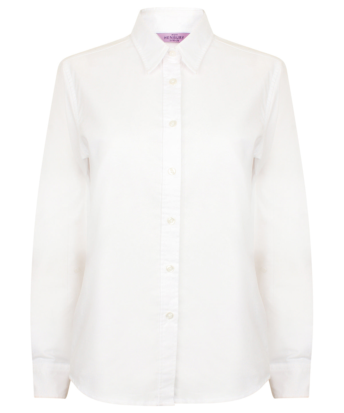 Henbury Women's Classic Long Sleeve Oxford Shirt