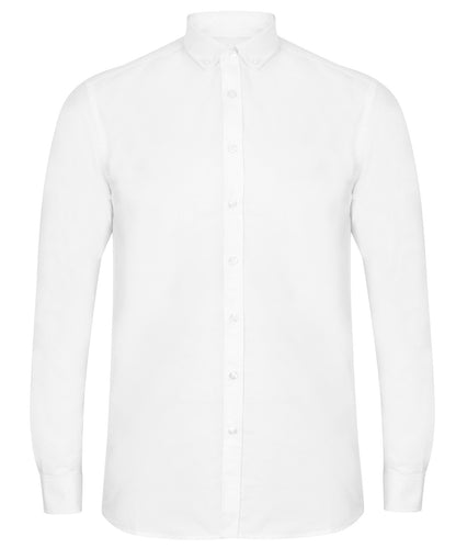 Henbury Modern Long Sleeve Oxford Shirt