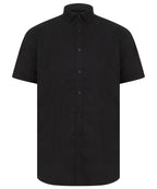 Henbury Modern Short Sleeve Oxford Shirt
