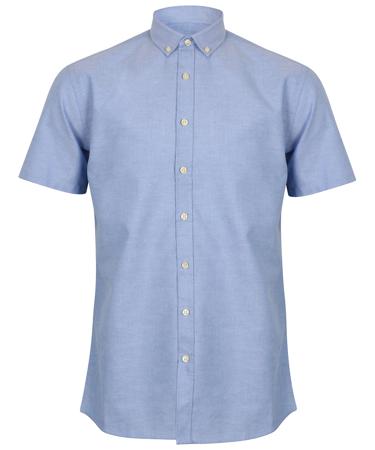 Henbury Modern Short Sleeve Oxford Shirt