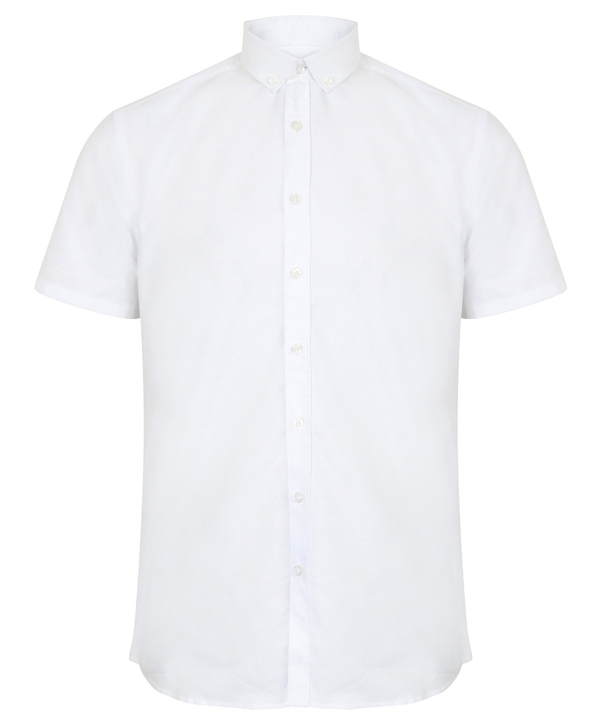Henbury Modern Short Sleeve Oxford Shirt