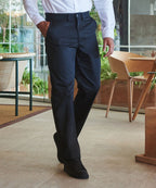 Henbury 65/35 Flat Fronted Chino Trousers